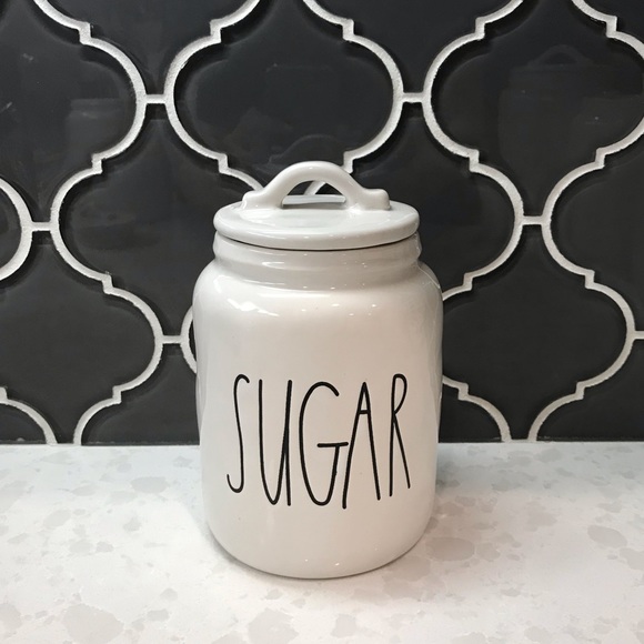 Rae Dunn Accessories Rae Dunn Sugar Canister M Stamped Rare Poshmark